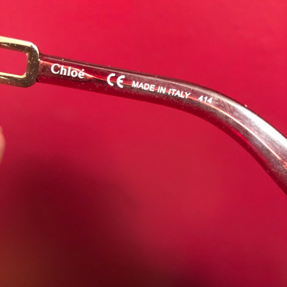 New Chloe CE 678S burgundy sunglasses - Picture 5 of 7